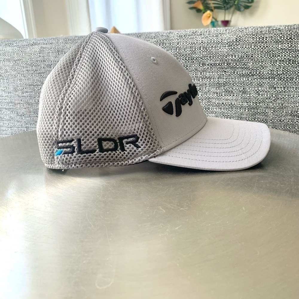 Taylormade golf hat Tour mesh fitted baseball cap SLDR pga sports athletic - Picture 4 of 6